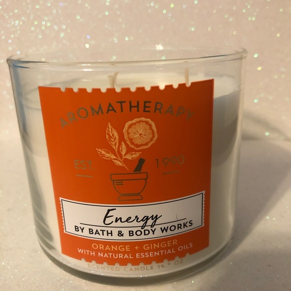 BBW Aromatherapy Orange Ginger 3 Wick Candle